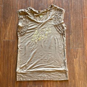 20X by wrangler brown stretchy top